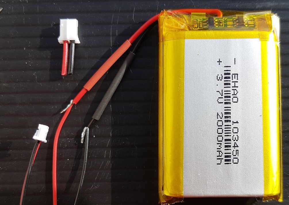 Connexion de la batterie